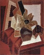 Juan Gris The composition having rose oil